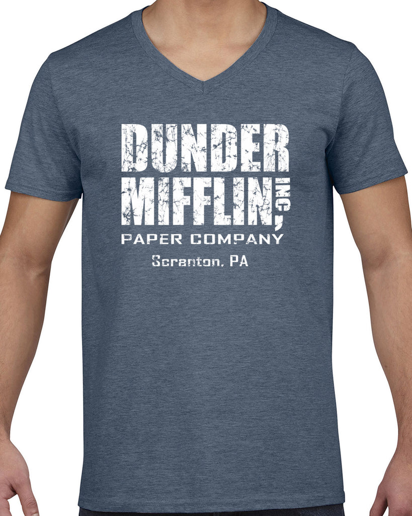 Hot Press Apparel Dunder Mifflin Paper Company Costume Party Halloween Christmas TV Show Office Pam Dwight Jim Michael Funny Comedy Documentary Pennsylvania Party College Humor Men's Clothing