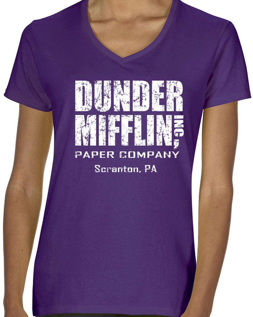 Hot Press Apparel Dunder Mifflin Paper Company Costume Party Halloween Christmas TV Show Office Pam Dwight Jim Michael Funny Comedy Documentary Pennsylvania Party College Humor Men's Clothing
