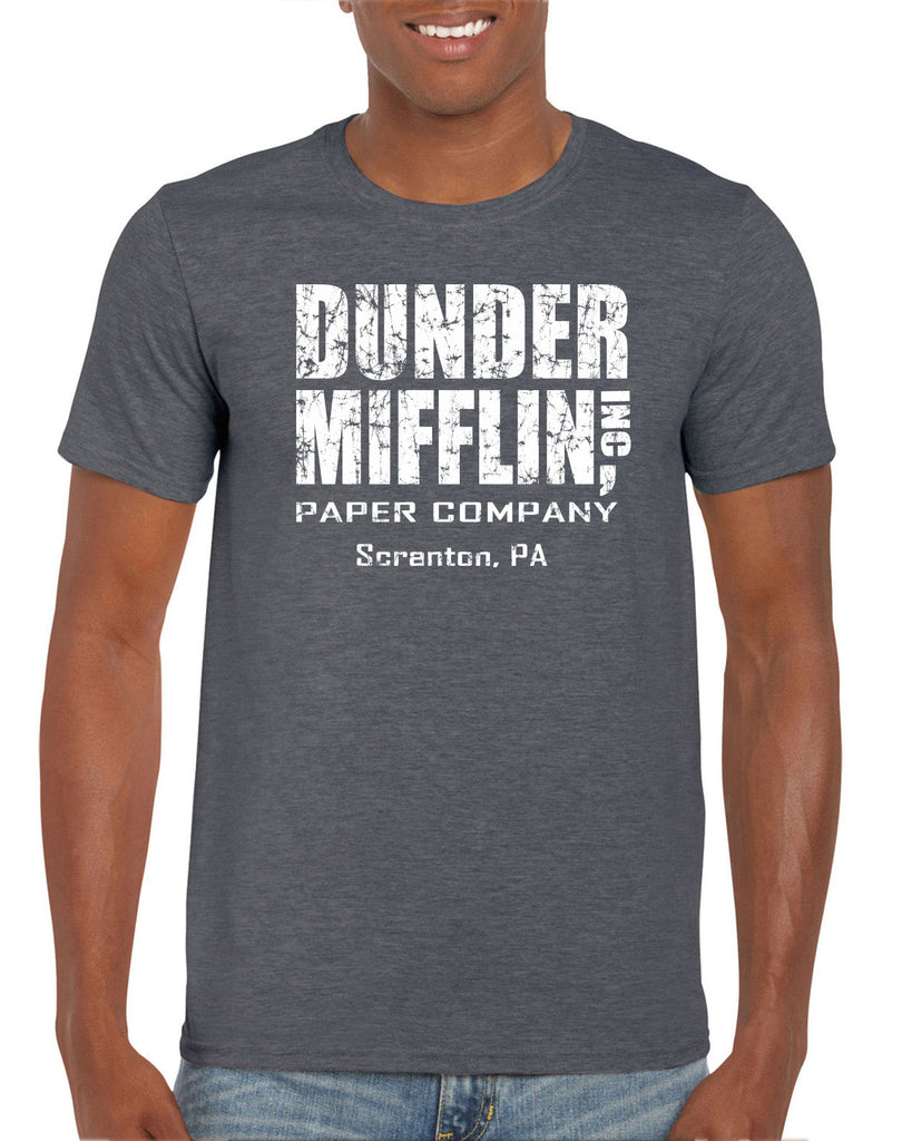 Hot Press Apparel Dunder Mifflin Paper Company Costume Party Halloween Christmas TV Show Office Pam Dwight Jim Michael Funny Comedy Documentary Pennsylvania Party College Humor Men's Clothing