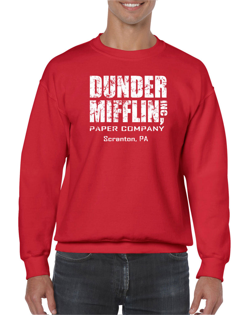 Hot Press Apparel Dunder Mifflin Paper Company Costume Party Halloween Christmas TV Show Office Pam Dwight Jim Michael Funny Comedy Documentary Pennsylvania Party College Humor Men's Clothing