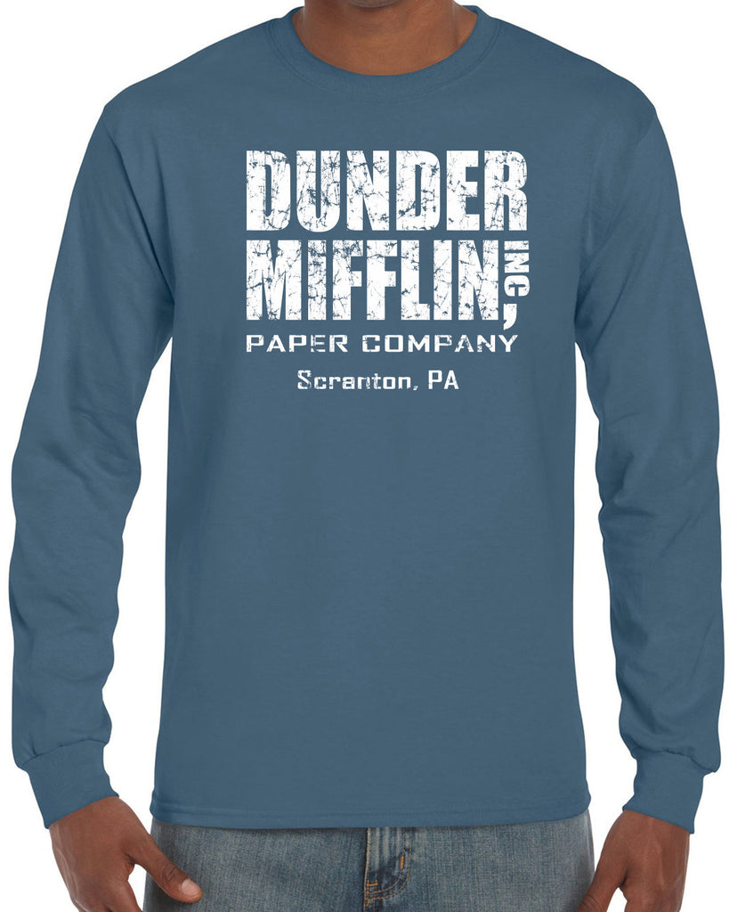 Hot Press Apparel Dunder Mifflin Paper Company Costume Party Halloween Christmas TV Show Office Pam Dwight Jim Michael Funny Comedy Documentary Pennsylvania Party College Humor Men's Clothing