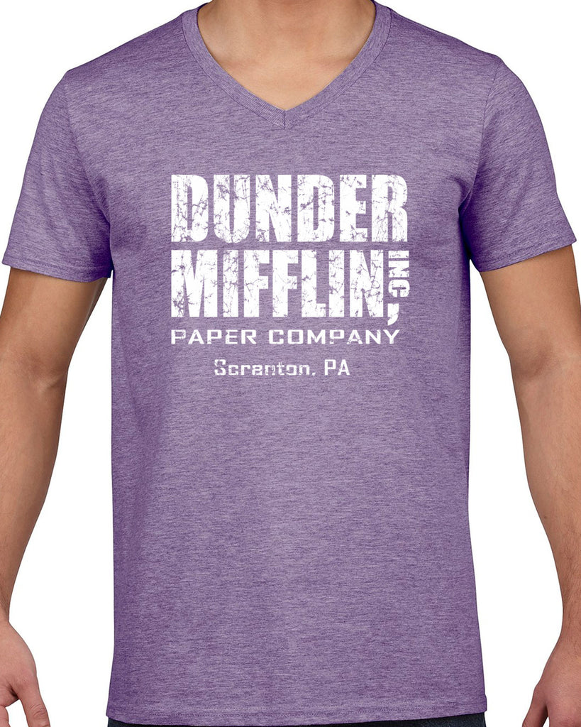 Hot Press Apparel Dunder Mifflin Paper Company Costume Party Halloween Christmas TV Show Office Pam Dwight Jim Michael Funny Comedy Documentary Pennsylvania Party College Humor Men's Clothing