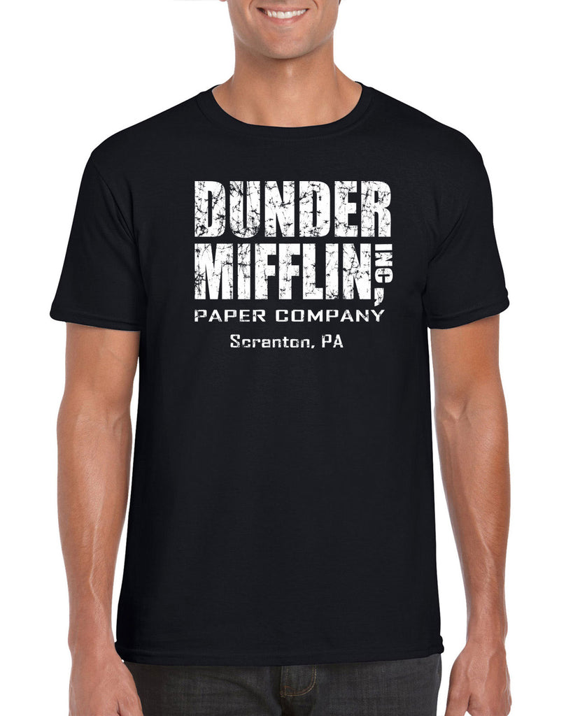 Hot Press Apparel Dunder Mifflin Paper Company Costume Party Halloween Christmas TV Show Office Pam Dwight Jim Michael Funny Comedy Documentary Pennsylvania Party College Humor Men's Clothing