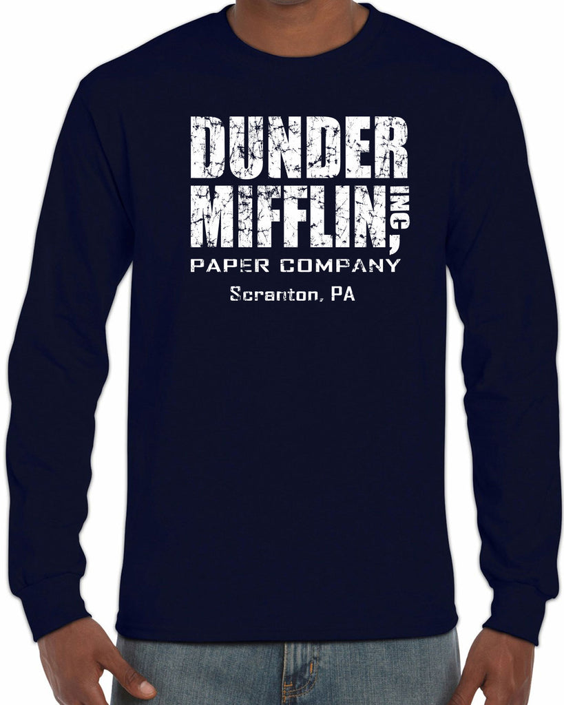 Hot Press Apparel Dunder Mifflin Paper Company Costume Party Halloween Christmas TV Show Office Pam Dwight Jim Michael Funny Comedy Documentary Pennsylvania Party College Humor Men's Clothing