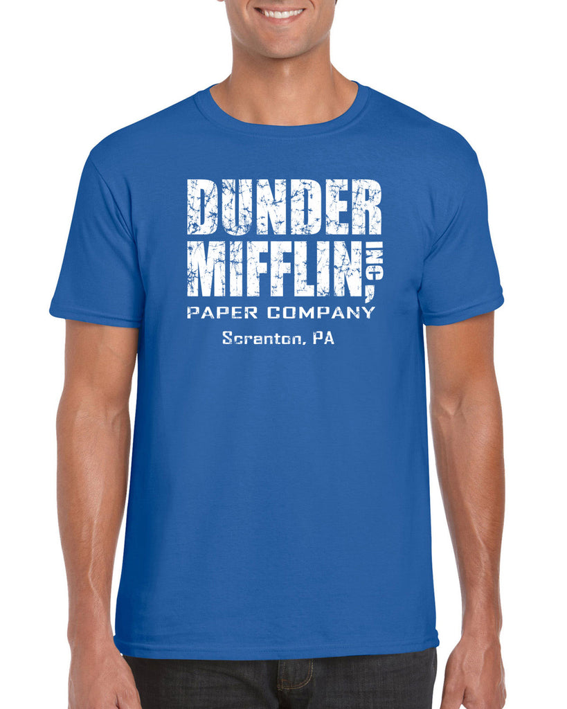 Hot Press Apparel Dunder Mifflin Paper Company Costume Party Halloween Christmas TV Show Office Pam Dwight Jim Michael Funny Comedy Documentary Pennsylvania Party College Humor Men's Clothing