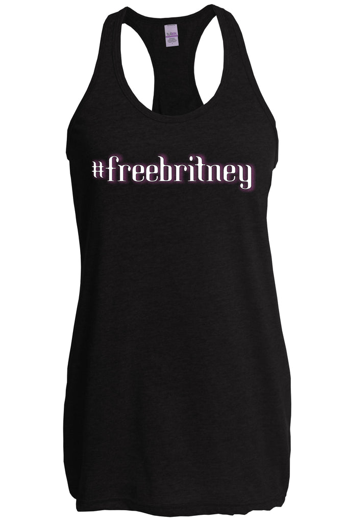 Free Britney Spears Racer Back Tank Top Racerback #FreeBritney 90s Music Pop Dance Party Conservatorship