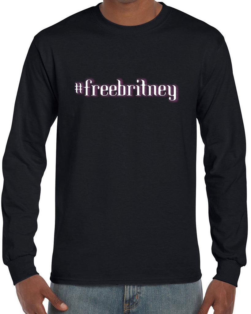 Free Britney Spears Mens Long Sleeve Shirt #FreeBritney 90s Music Pop Dance Party Conservatorship