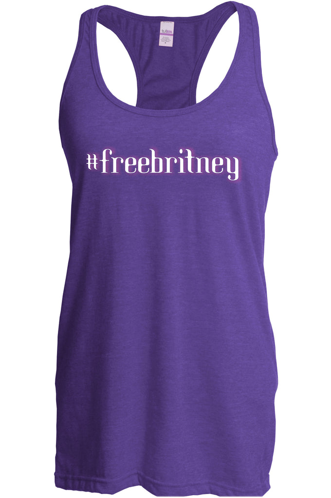 Free Britney Spears Racer Back Tank Top Racerback #FreeBritney 90s Music Pop Dance Party Conservatorship