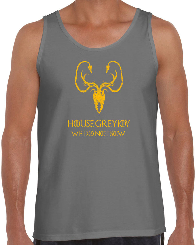 House Greyjoy Tank Top kraken we do not sow funny game of thrones reek theon iron islands castle westeros