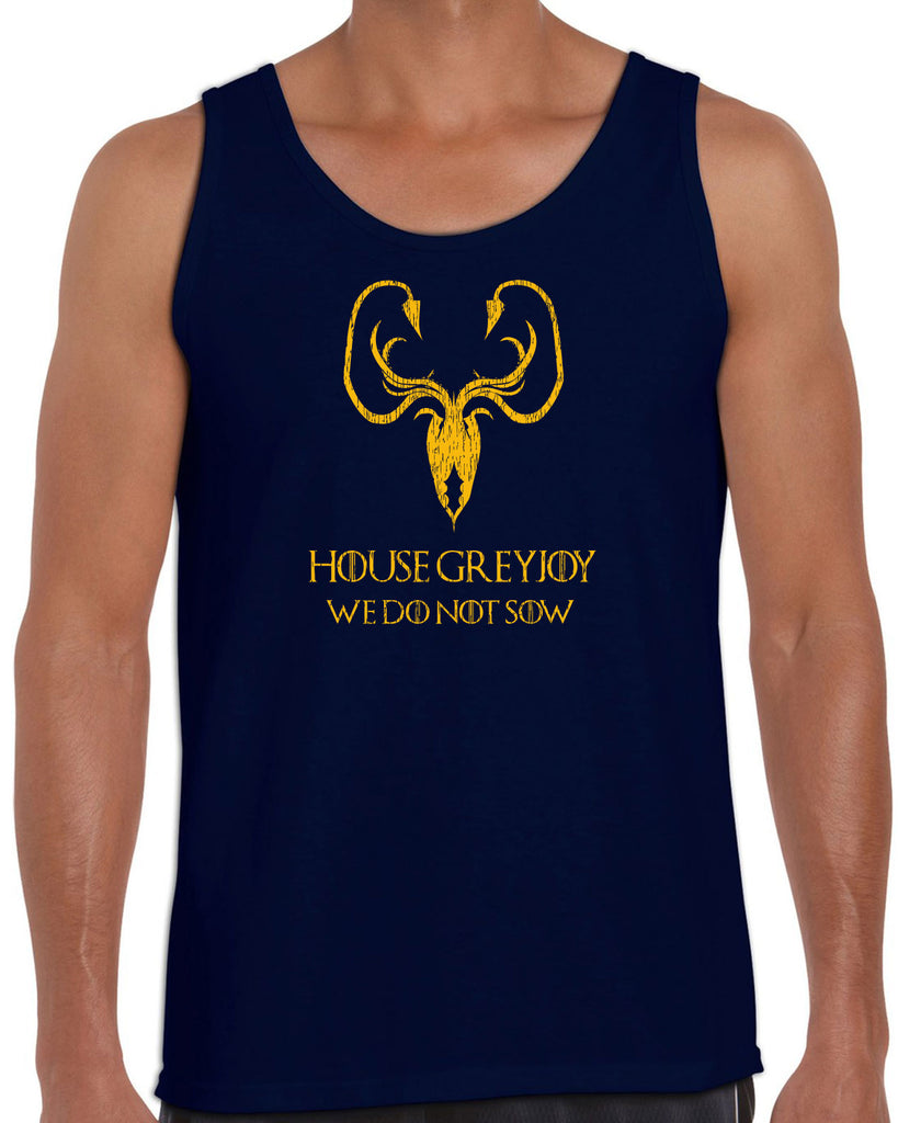 House Greyjoy Tank Top kraken we do not sow funny game of thrones reek theon iron islands castle westeros