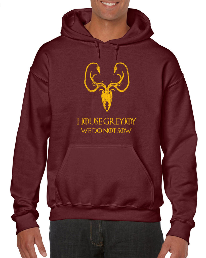 House Greyjoy Hooded Hooded Sweatshirt kraken we do not sow funny game of thrones reek theon iron islands castle westeros