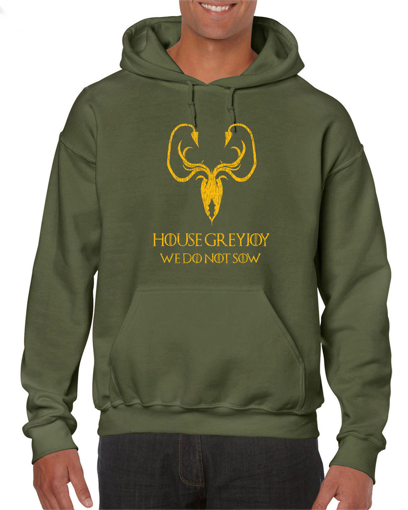 House Greyjoy Hooded Hooded Sweatshirt kraken we do not sow funny game of thrones reek theon iron islands castle westeros