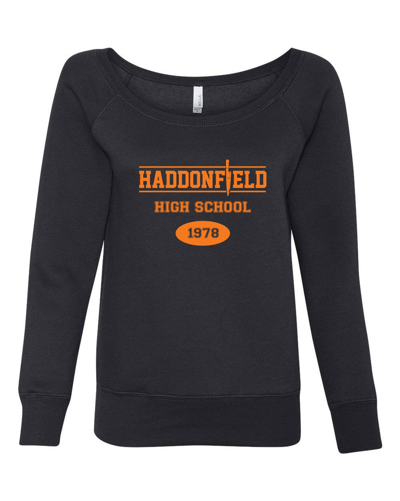 Hot Press Apparel Haddonfield High School Scary Movie Halloween Vintage Party Costume Gift Present Myers Slasher Horror Film