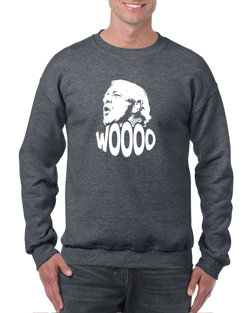 Wooo Crew Sweatshirt stylin', profilin', limousine riding, jet flying, kiss-stealing, wheelin' and dealin' son of a gun wrestling 90s wrestler legend champion heavy weight