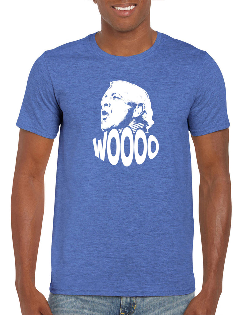 Wooo Mens T-shirt stylin', profilin', limousine riding, jet flying, kiss-stealing, wheelin' and dealin' son of a gun wrestling 90s wrestler legend champion heavy weight