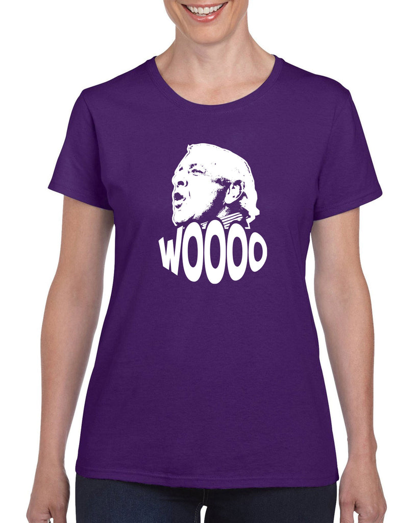 Wooo Womens T-shirt stylin', profilin', limousine riding, jet flying, kiss-stealing, wheelin' and dealin' son of a gun wrestling 90s wrestler legend champion heavy weight