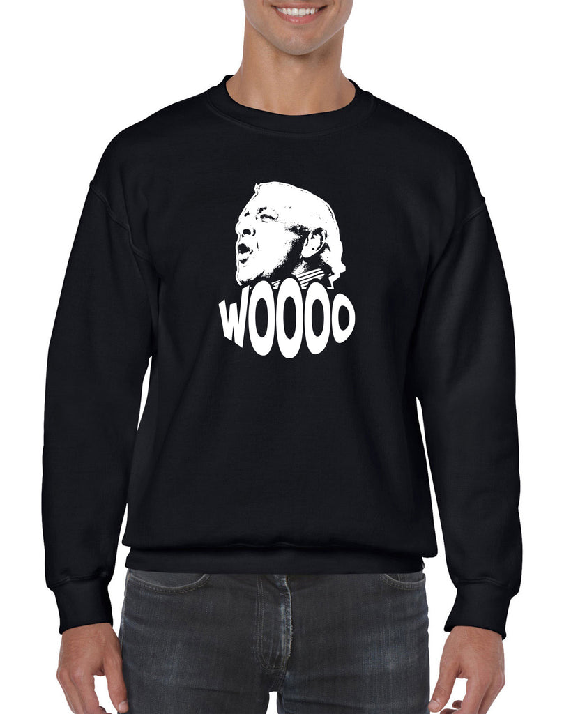 Wooo Crew Sweatshirt stylin', profilin', limousine riding, jet flying, kiss-stealing, wheelin' and dealin' son of a gun wrestling 90s wrestler legend champion heavy weight