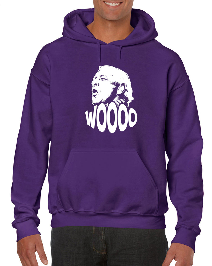 Wooo Hoodie Hooded Sweatshirt stylin', profilin', limousine riding, jet flying, kiss-stealing, wheelin' and dealin' son of a gun wrestling 90s wrestler legend champion heavy weight