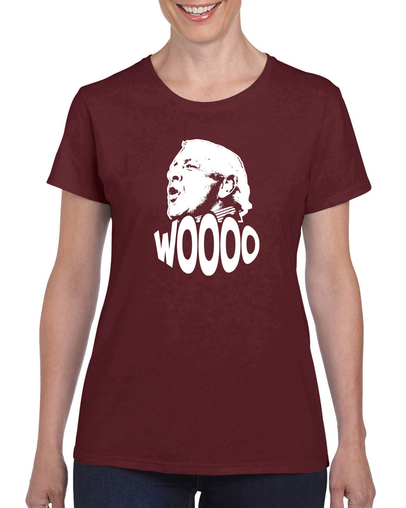 Wooo Womens T-shirt stylin', profilin', limousine riding, jet flying, kiss-stealing, wheelin' and dealin' son of a gun wrestling 90s wrestler legend champion heavy weight