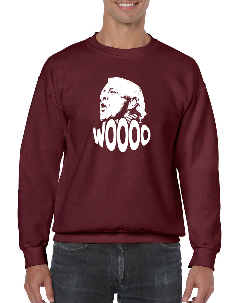 Wooo Crew Sweatshirt stylin', profilin', limousine riding, jet flying, kiss-stealing, wheelin' and dealin' son of a gun wrestling 90s wrestler legend champion heavy weight