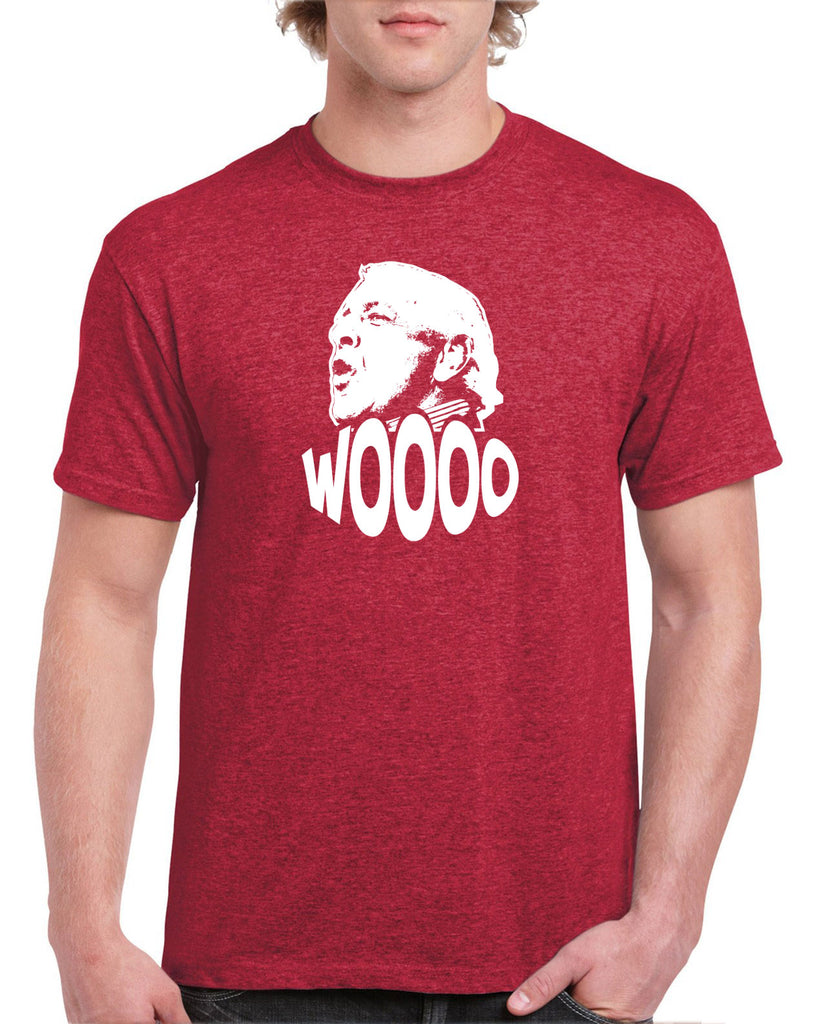 Wooo Mens T-shirt stylin', profilin', limousine riding, jet flying, kiss-stealing, wheelin' and dealin' son of a gun wrestling 90s wrestler legend champion heavy weight