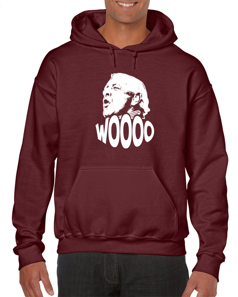 Wooo Hoodie Hooded Sweatshirt stylin', profilin', limousine riding, jet flying, kiss-stealing, wheelin' and dealin' son of a gun wrestling 90s wrestler legend champion heavy weight