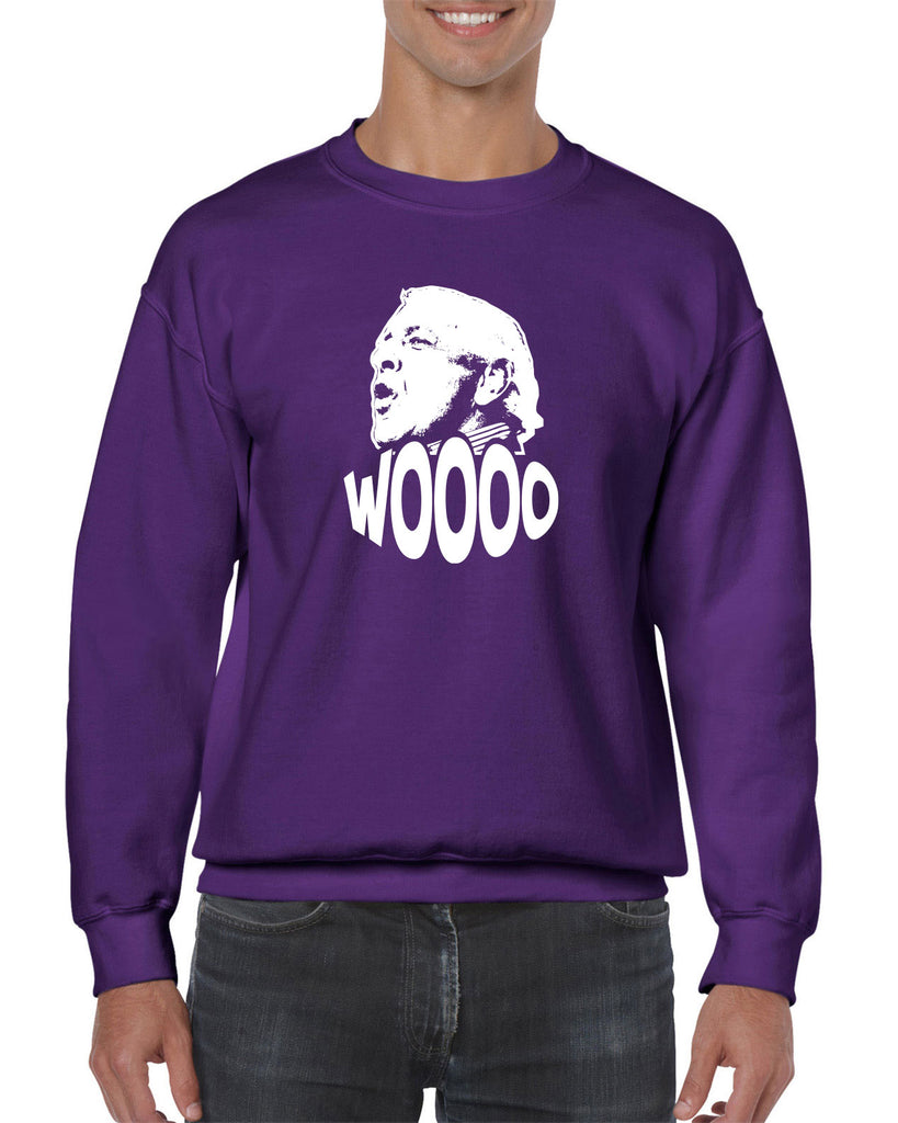 Wooo Crew Sweatshirt stylin', profilin', limousine riding, jet flying, kiss-stealing, wheelin' and dealin' son of a gun wrestling 90s wrestler legend champion heavy weight