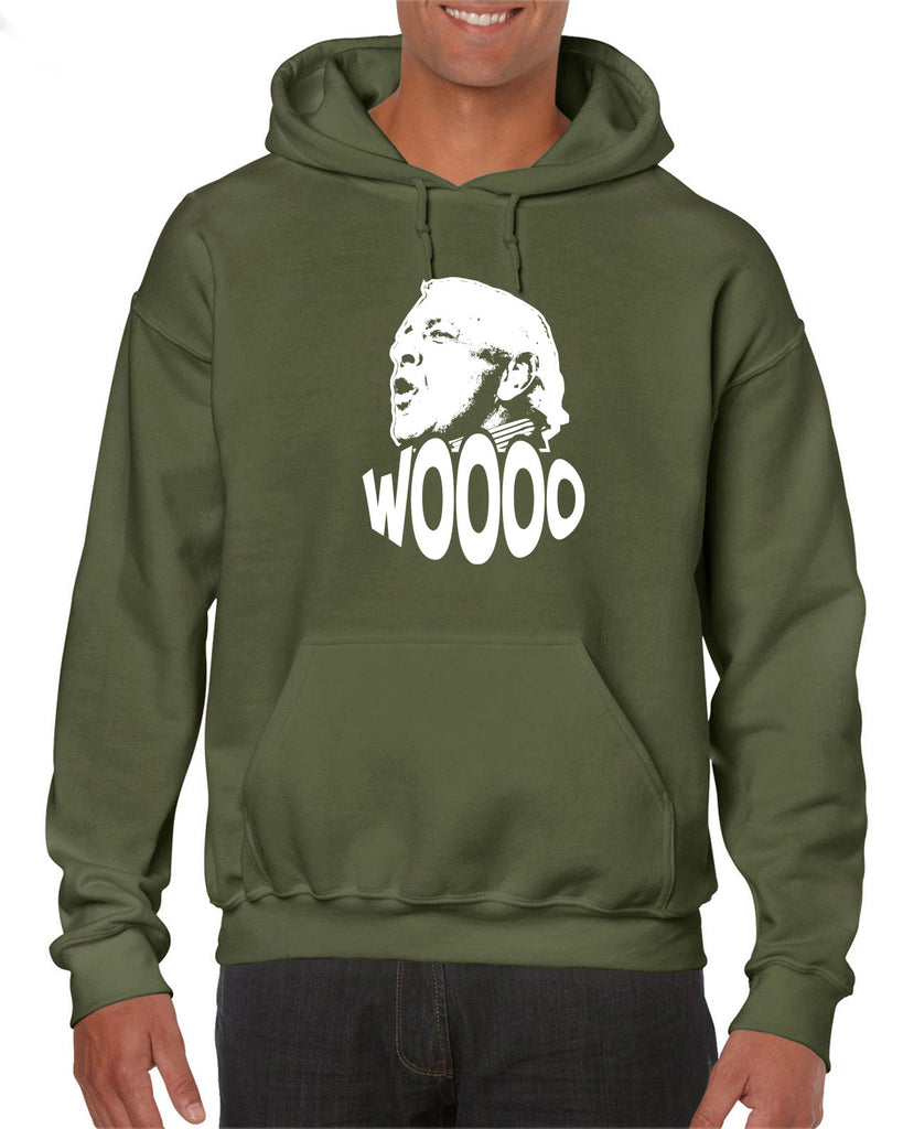 Wooo Hoodie Hooded Sweatshirt stylin', profilin', limousine riding, jet flying, kiss-stealing, wheelin' and dealin' son of a gun wrestling 90s wrestler legend champion heavy weight