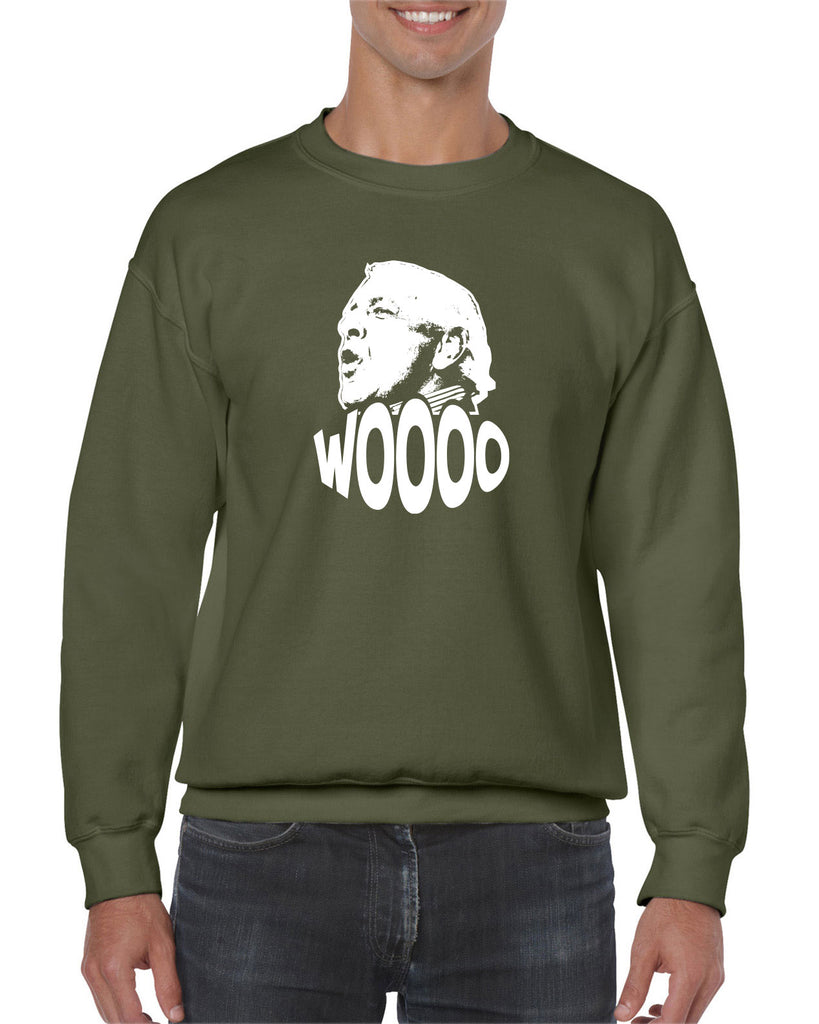 Wooo Crew Sweatshirt stylin', profilin', limousine riding, jet flying, kiss-stealing, wheelin' and dealin' son of a gun wrestling 90s wrestler legend champion heavy weight