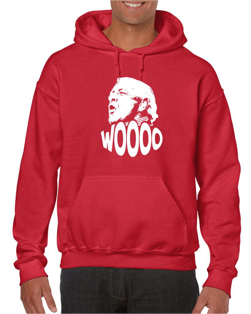 Wooo Hoodie Hooded Sweatshirt stylin', profilin', limousine riding, jet flying, kiss-stealing, wheelin' and dealin' son of a gun wrestling 90s wrestler legend champion heavy weight