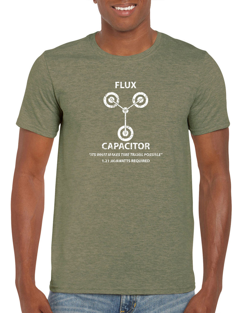 Men's Short Sleeve T-Shirt - Flux Capacitor
