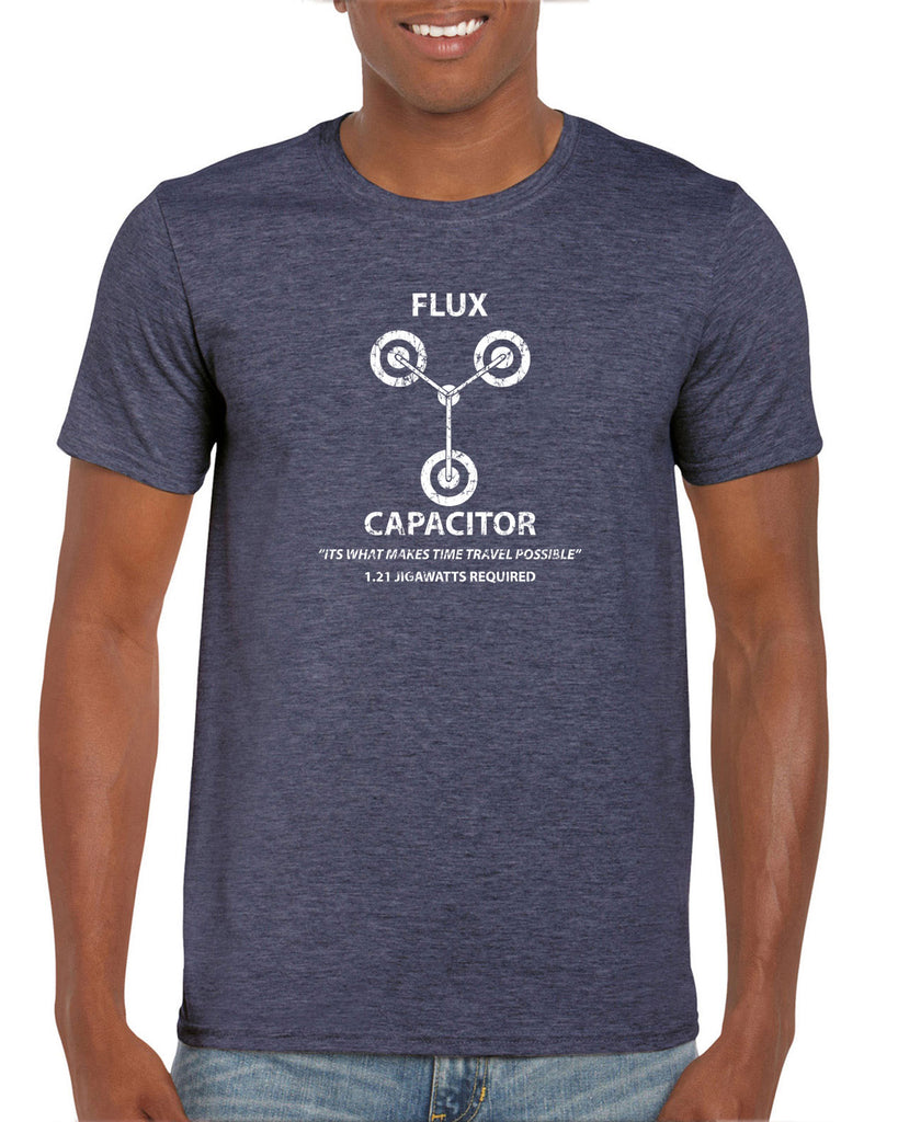Men's Short Sleeve T-Shirt - Flux Capacitor