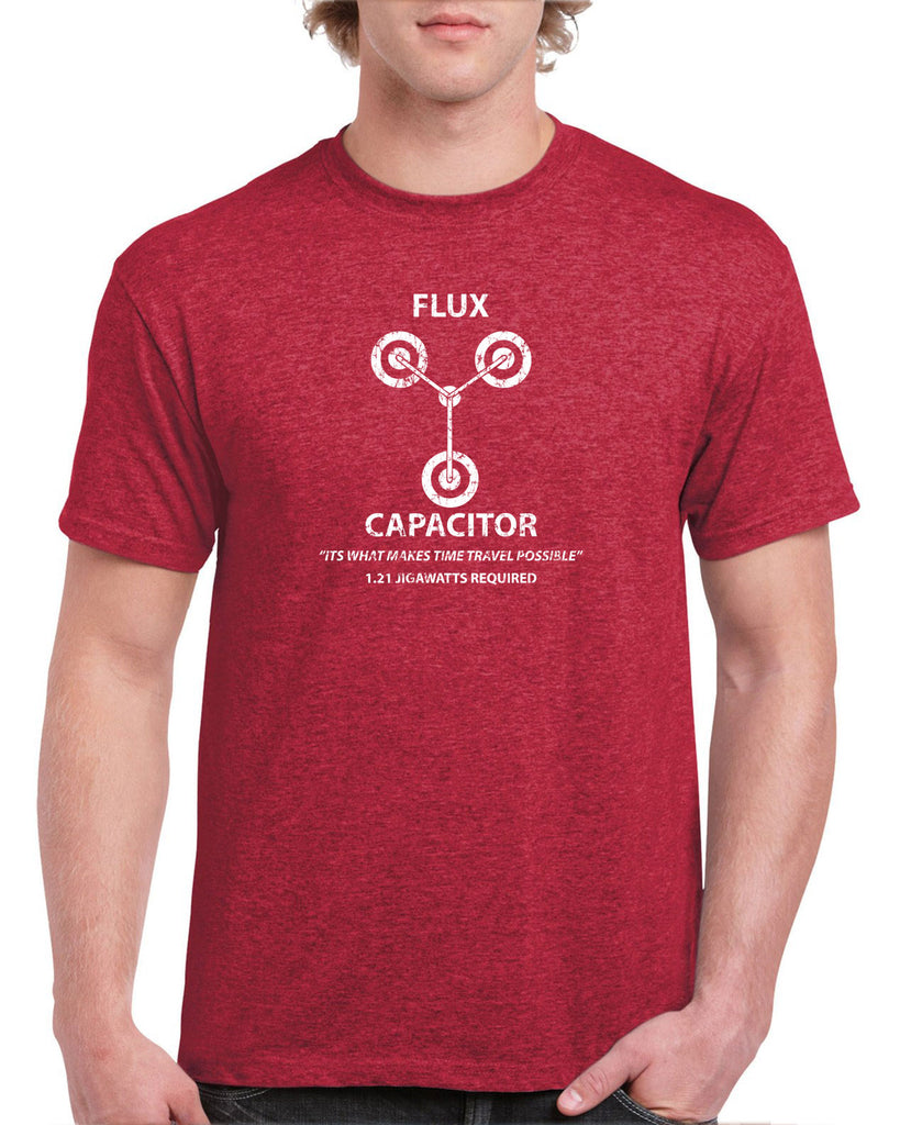 Men's Short Sleeve T-Shirt - Flux Capacitor