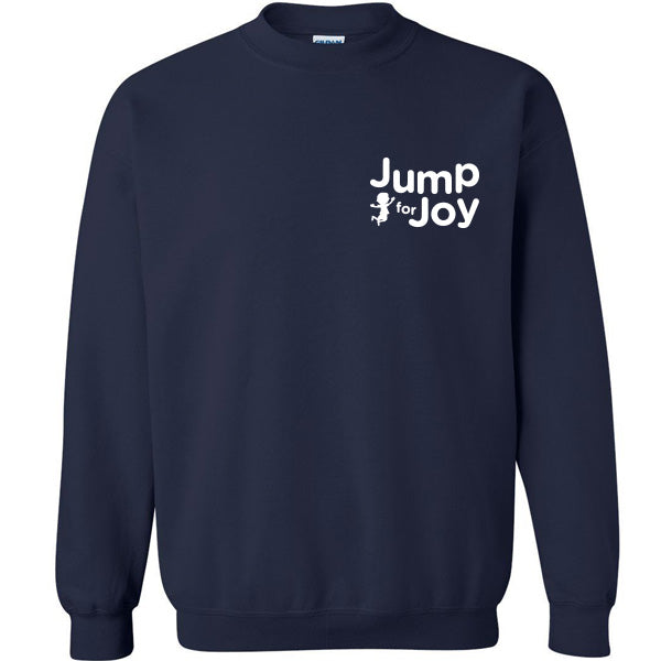 Jump for Joy Adult Crew Sweatshirt