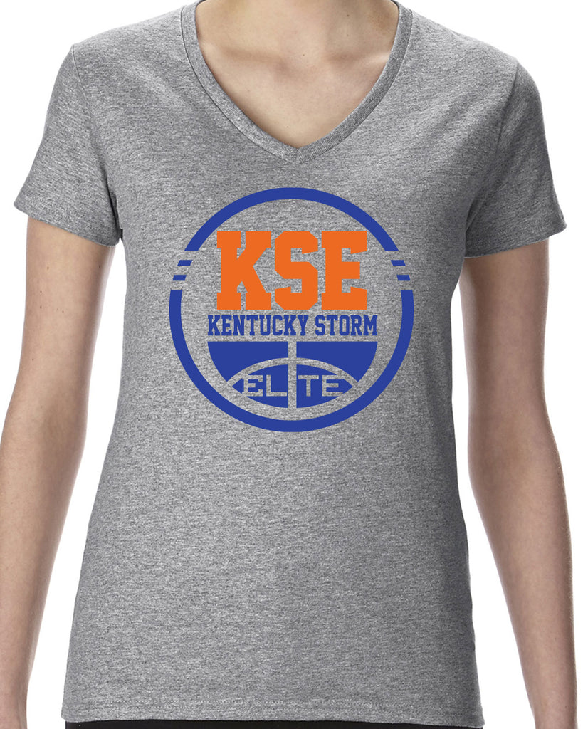 Kentucky Storm Elite #4 Womens V-Neck Shirt