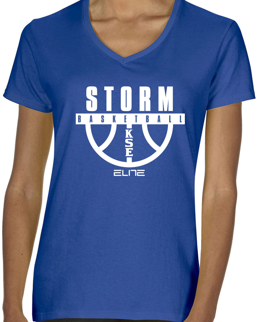 Kentucky Storm Elite #5 Womens V Neck Shirt