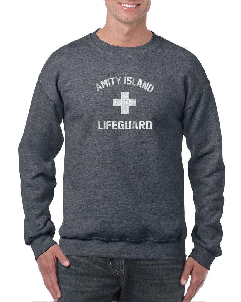 Unisex Crew Sweatshirt - Amity Island Lifeguard