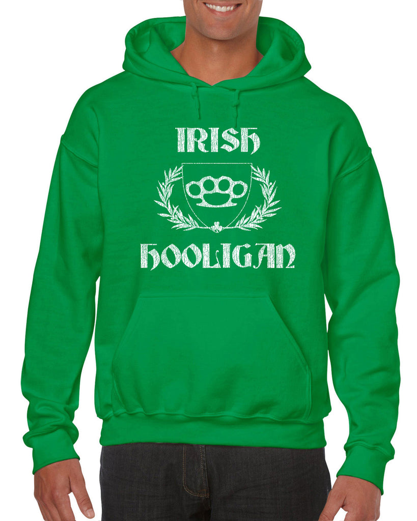 Irish Hooligan Leprechaun Hoodie St. Patricks Day funny party clover irish beer drunk drink party college holiday pattys day