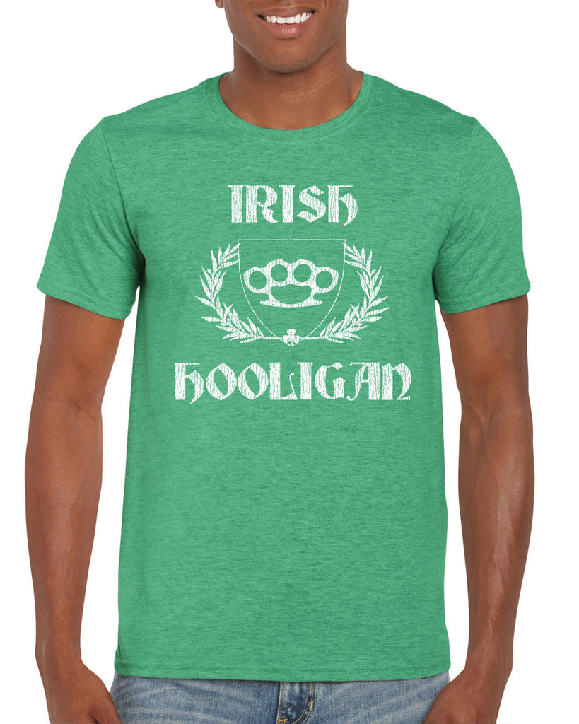 Irish Hooligan Leprechaun Mens T-Shirt St. Patricks Day funny party clover irish beer drunk drink party college holiday pattys day