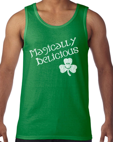 Magically Delicious Tank Top leprechaun clover St. Patricks Day st. pattys day Irish Ireland ginger drunk drinking party college holiday