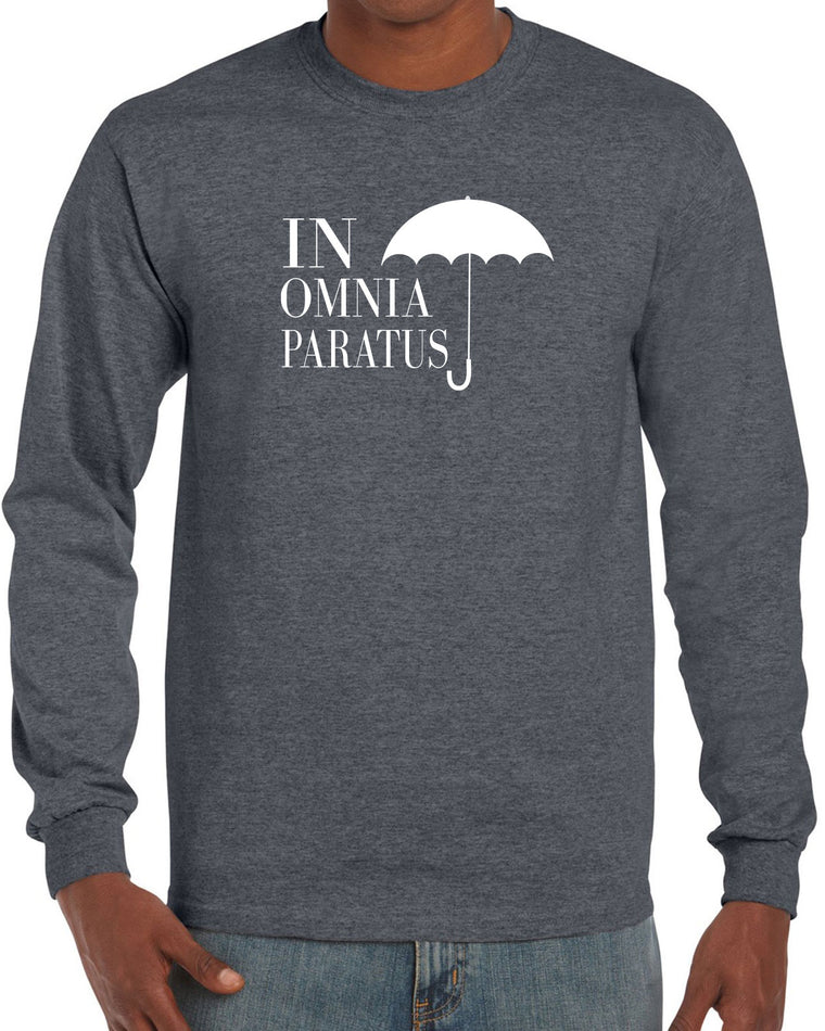 Men's Long Sleeve Shirt - In Omnia Paratus