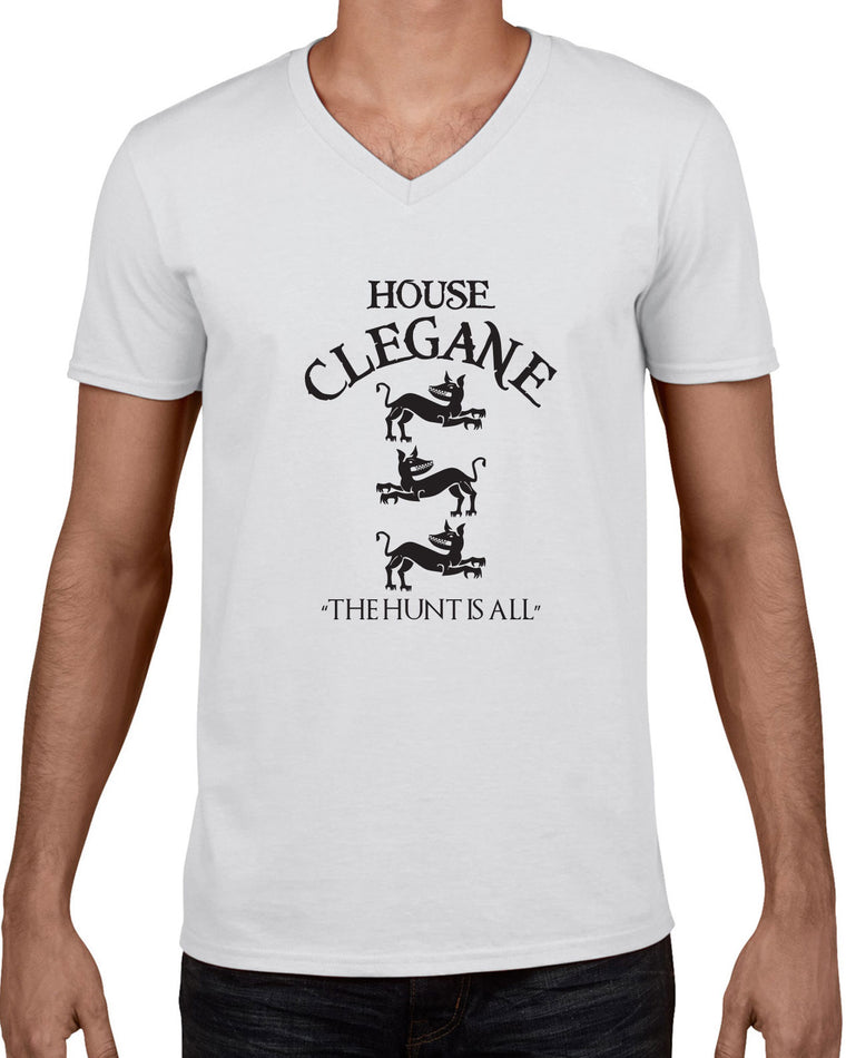 Men's V-Neck T-Shirt - House Clegane