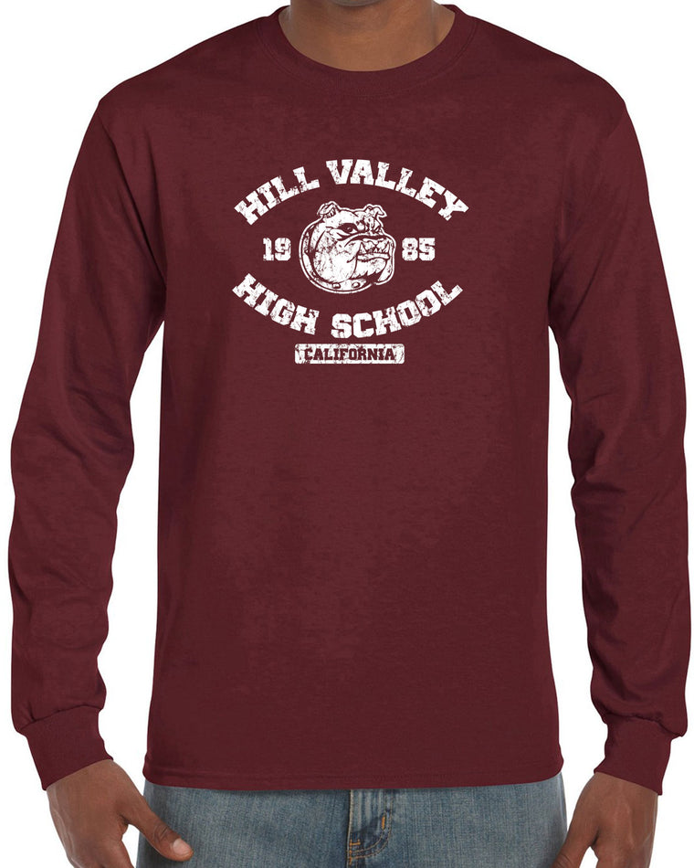 Men's Long Sleeve Shirt - Hill Valley High School