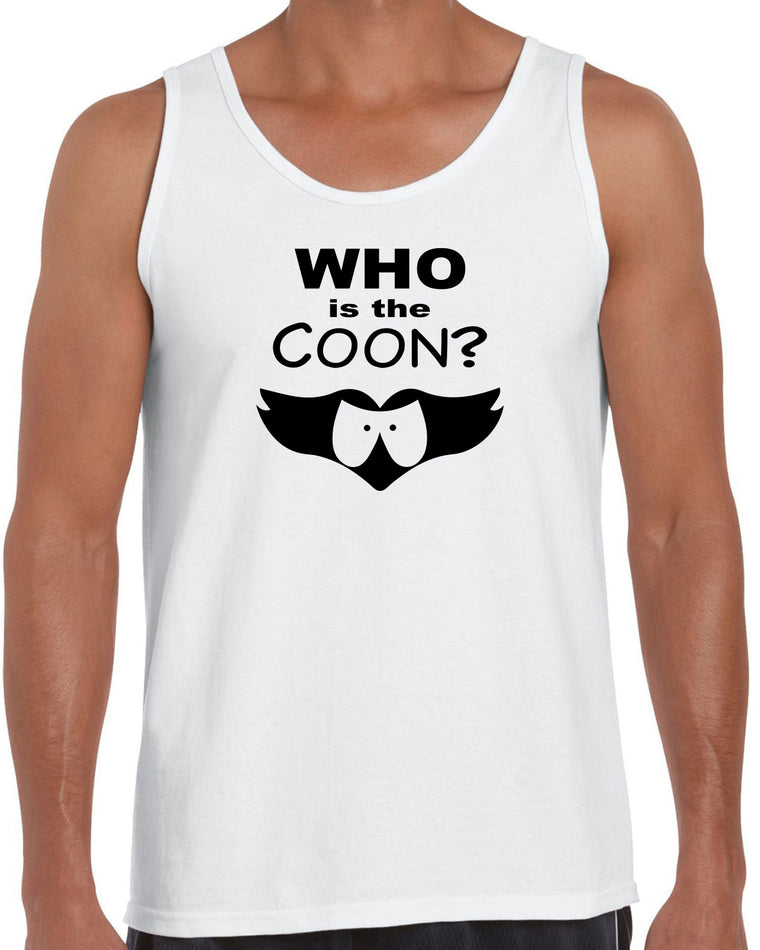 Men's Sleeveless Tank Top - Who Is The Coon