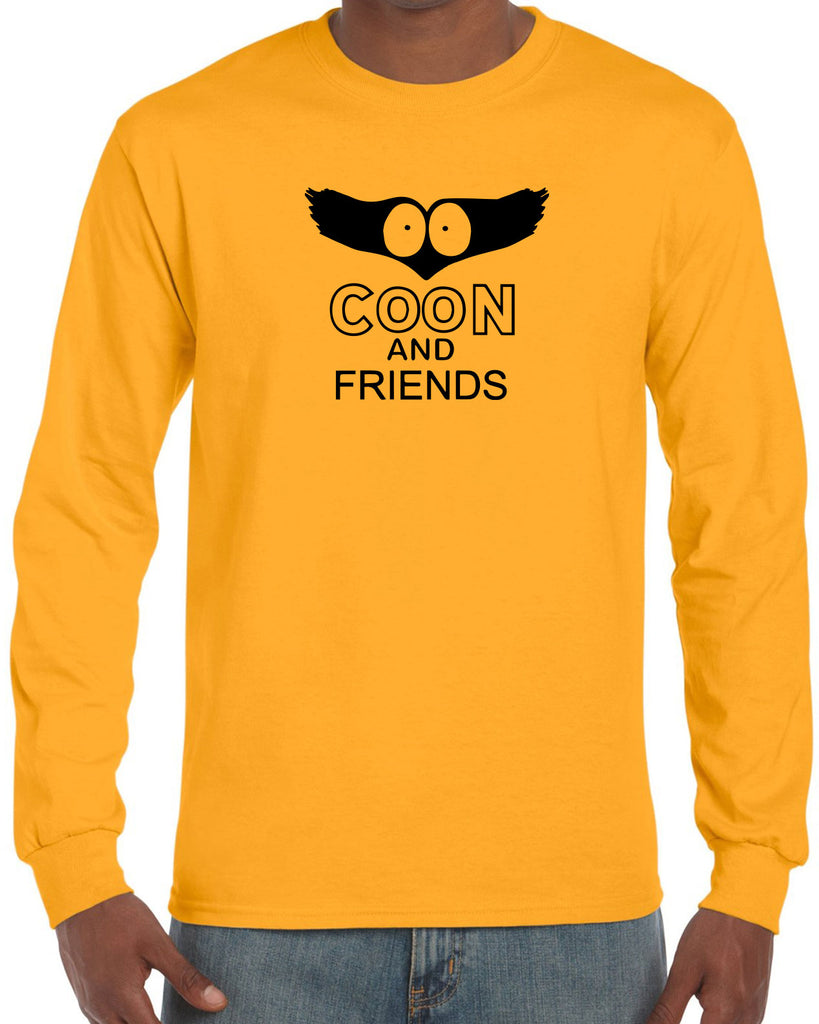 oon and Friends Long Sleeve Shirt Super Hero Comic Book Who Is The Coon South Park Tv Show Funny