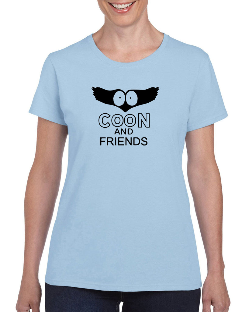 Coon and Friends Womens T-Shirt Super Hero Comic Book Who Is The Coon South Park Tv Show Funny