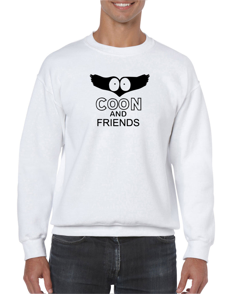 Coon and Friends Crew Sweatshirt Super Hero Comic Book Who Is The Coon South Park Tv Show Funny