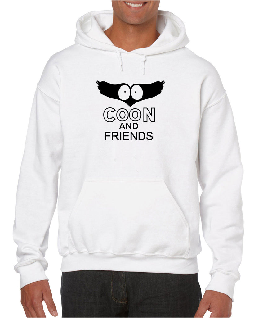Coon and Friends Hoodie Hooded Sweatshirt Super Hero Comic Book Who Is The Coon South Park Tv Show Funny