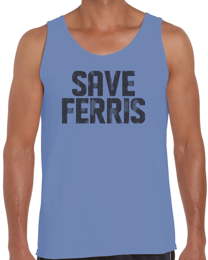 Save Ferris Tank Top Funny 80s Movie Day Off Halloween Costume