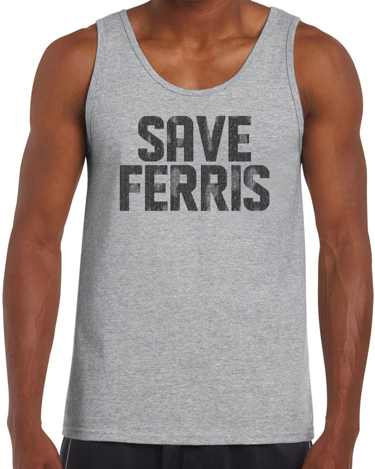 Men's Sleeveless Tank Top - Save Ferris